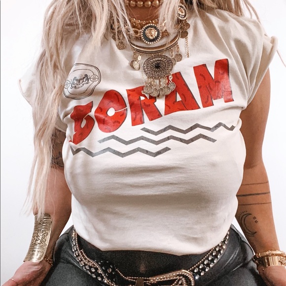 pebby forevee Tops - PEBBY FOREVEE side slit tee “Scram”